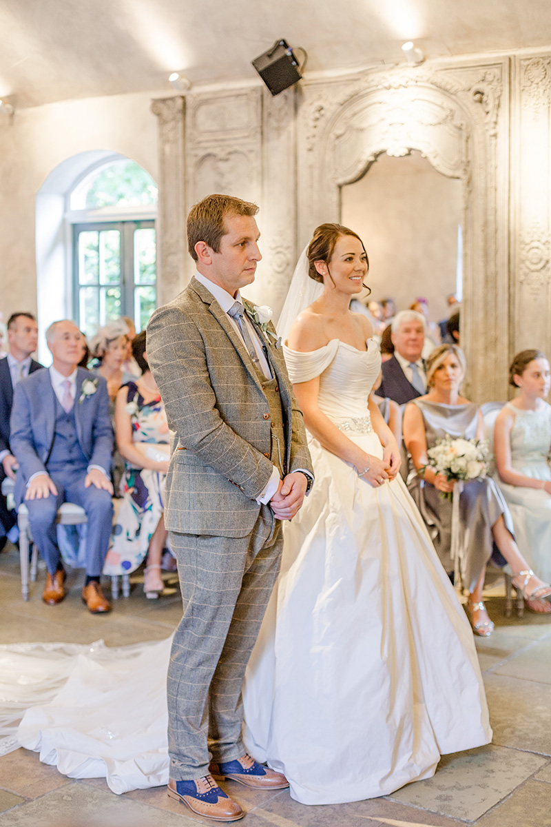 bride and groom in ceremony