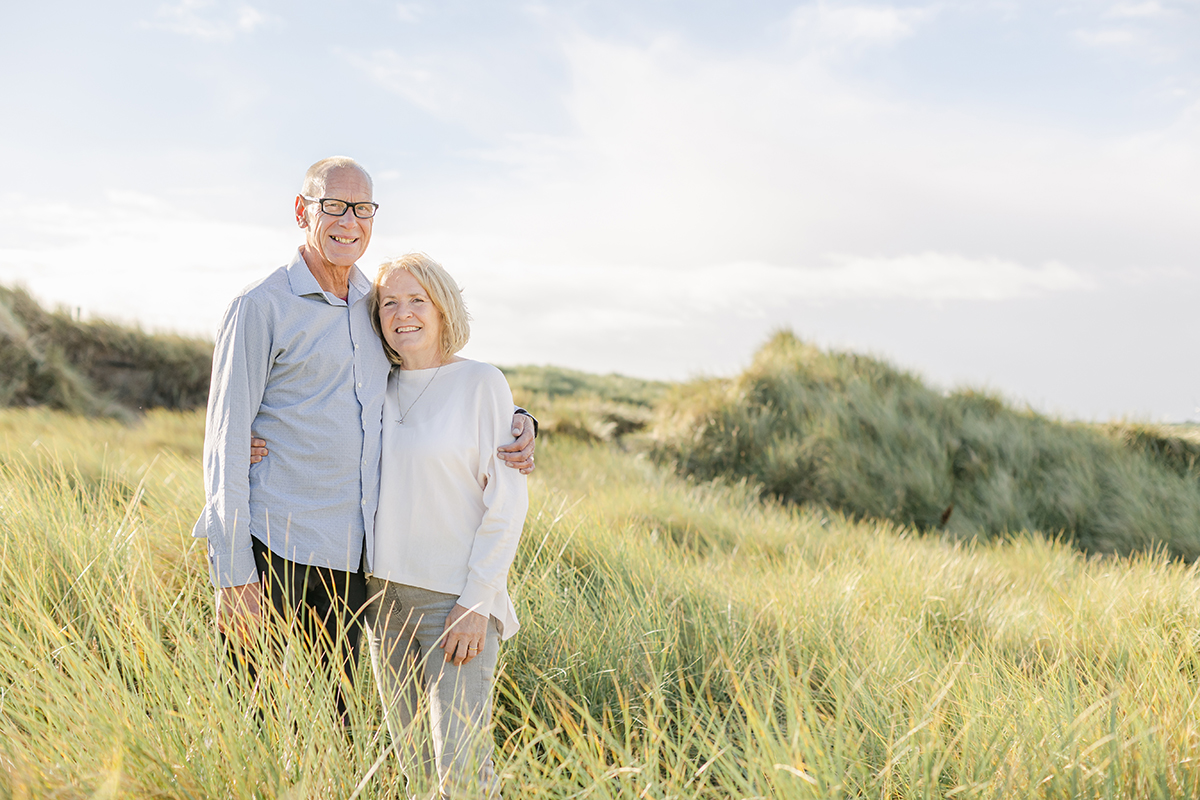 grandparents in dunes