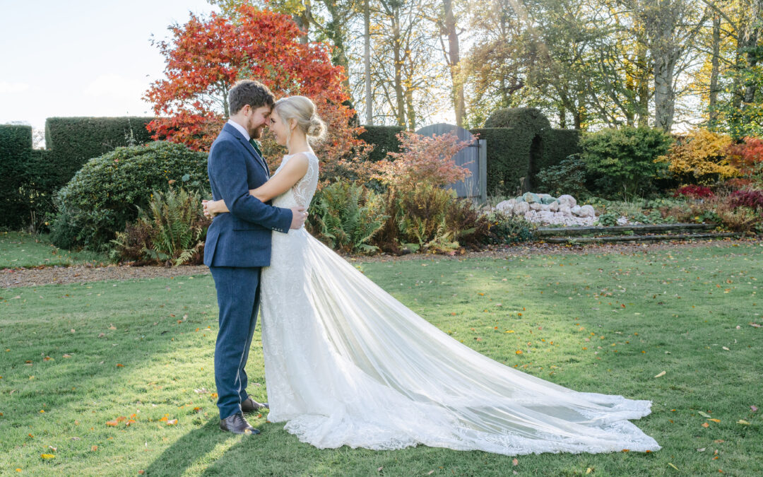 Autumn Romance: Karen & Alex’s wedding at Shortflatt Tower